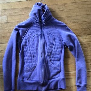 Lululemom lavender zip up sweatshirt.